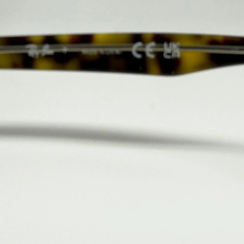 Ray-Ban RB1592 3805 Tortoise Shell Rectangular Eyeglass Frames 48-16-130